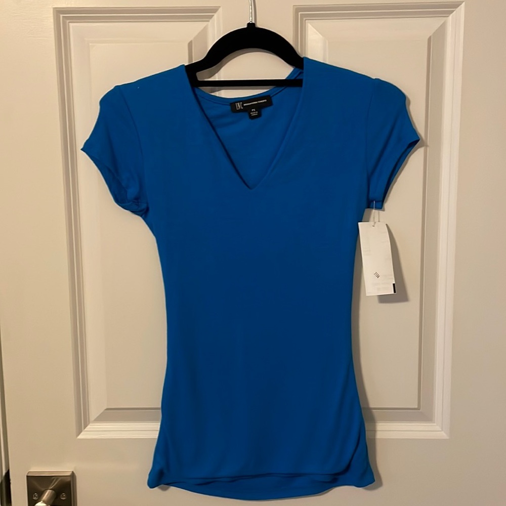 INC ribbed v neck